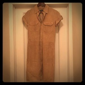 Suede leather Ralph Lauren Dress